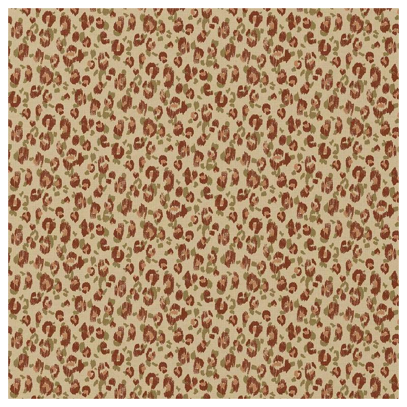 Printed Cotton KARLI Beige / Khaki